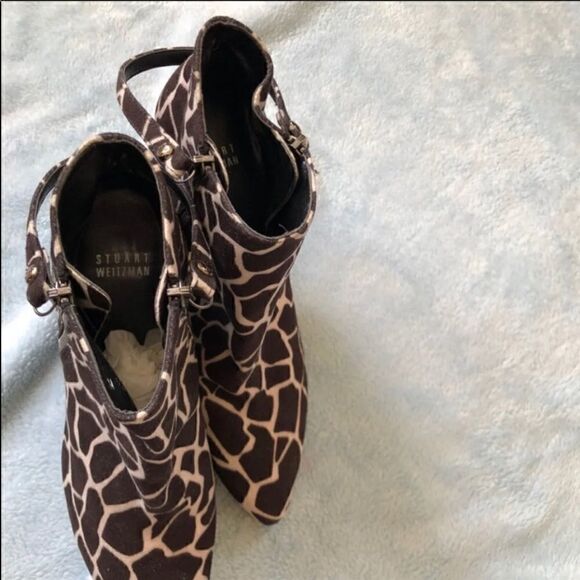 STUART Weitzman Giraffe Booties 7.5 - Picture 5 of 6